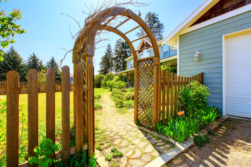 Arched Arbor Installation in Alpharetta, GA