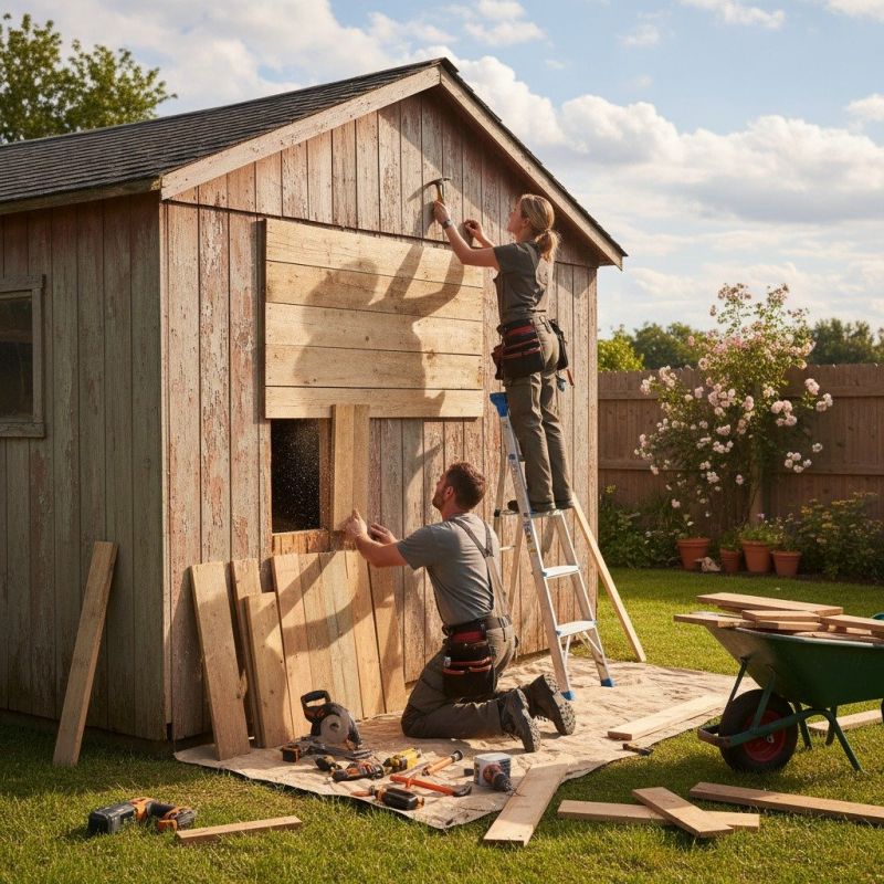 Shed Roof Repair in Kansas City, KS