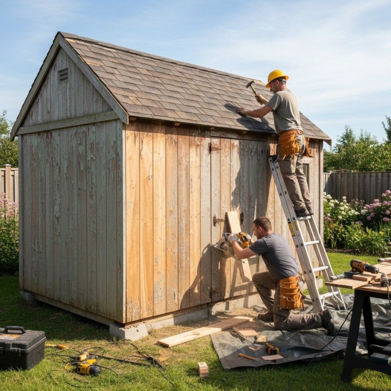 Shed Roof Repair in Wilmington, NC